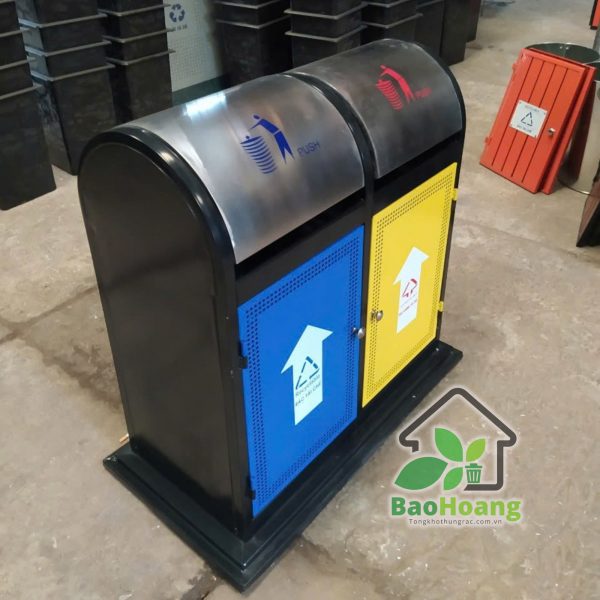 Thùng rác công cộng A37-Q - Ảnh 2