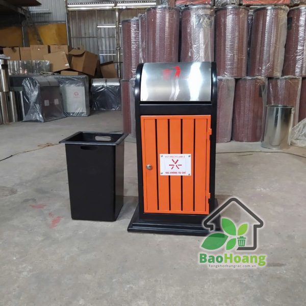Thùng rác công cộng A78-B - Ảnh 2