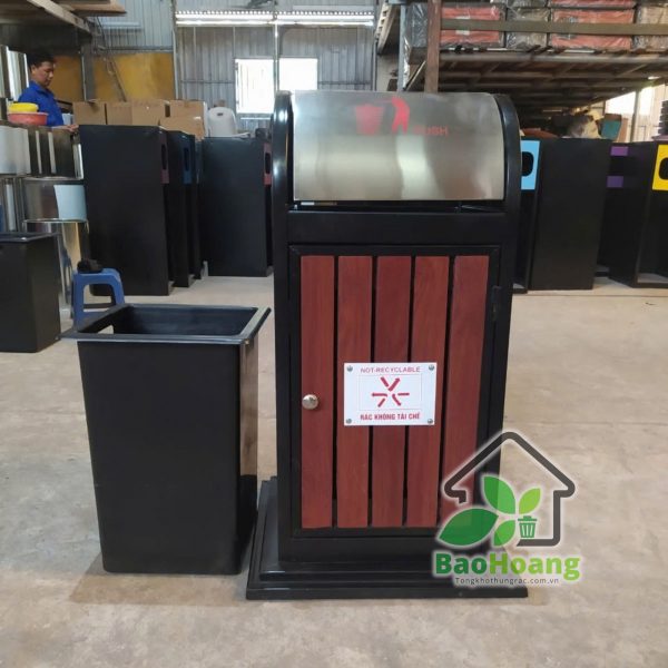 Thùng rác công cộng A78-B - Ảnh 4