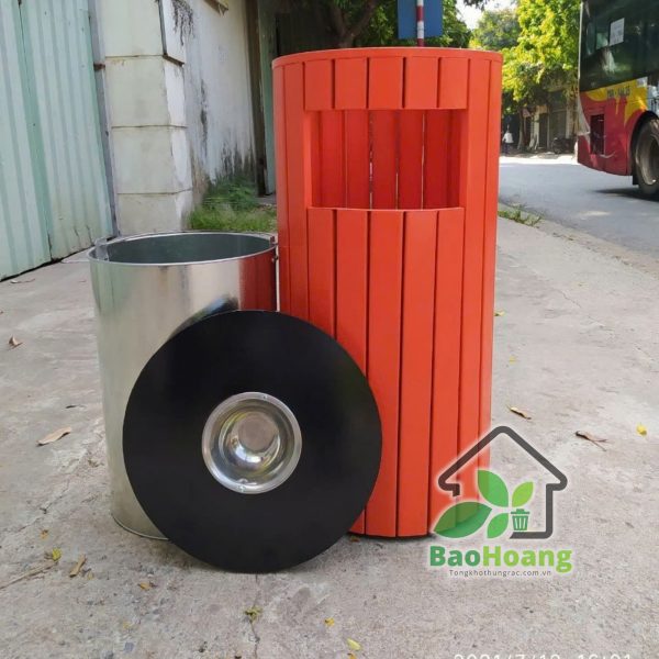 Thùng rác công cộng A78-C - Ảnh 2